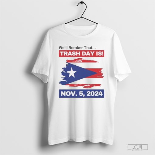 Puerto Rico Floating Garbage Not on Our Watch Election Day 2024 T-Shirt