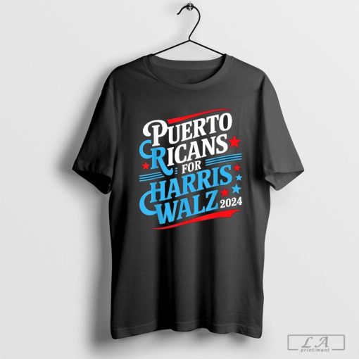 Puerto ricans for Harris walz presidential 2024 T-Shirt