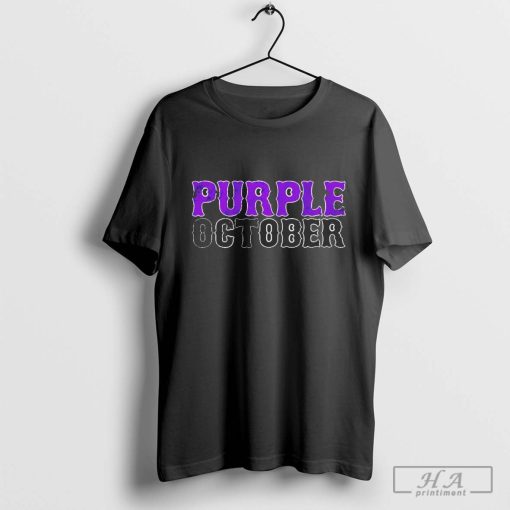 Purple October New York Mets Baseball Shirt