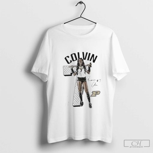 Raven Colvin #7 Purdue Boilermakers Volleyball player signature shirt