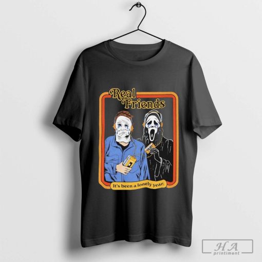 Real Friends Michael Myers And Ghostface Horror Character Halloween T-shirt