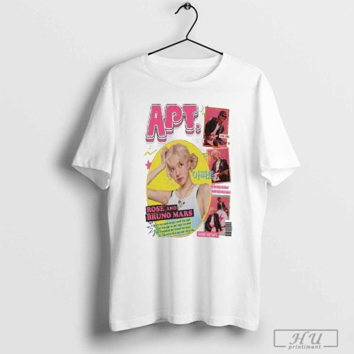 Rose And Bruno Mars New Song APT Magazine 2024 T-shirts