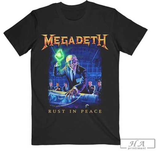 Rust In Peace Tracklist (Back Print) Slim Fit T-shirt