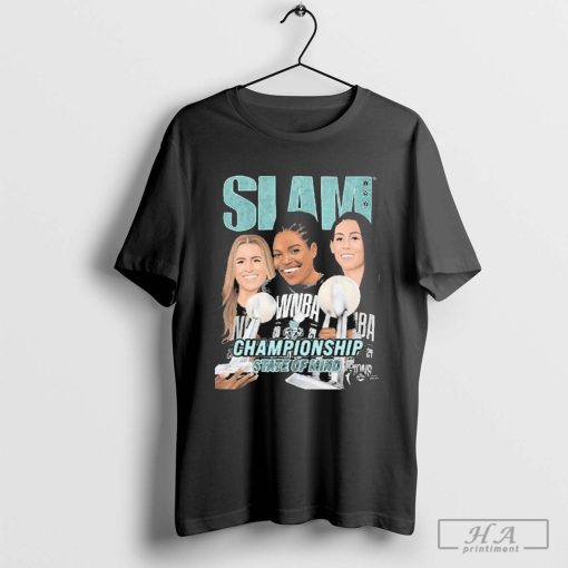 SLAM 253 x Playa Society Cover Championship State Of Mind New York Liberty WNBA 2024 T-shirt