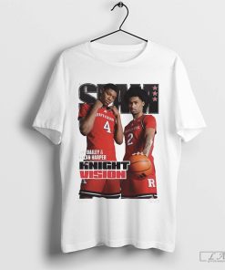 SLAM Cover Rutgers Scarlet Knights Ace Bailey and Dylan Harper Knight Vision 2024 t-shirt