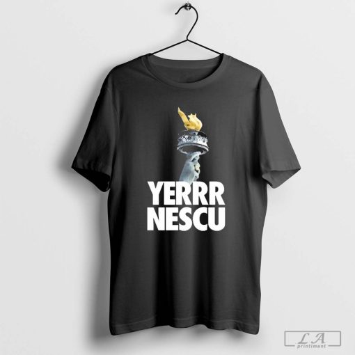 Sabrina Ionescu Rocking The Yerrrnescu Shirt