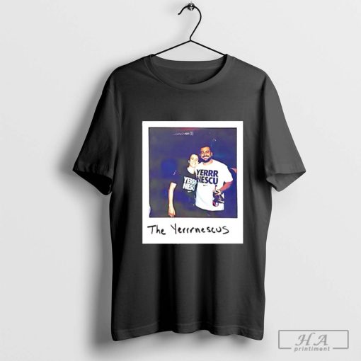 Sabrina Ionescu and Hroniss Grasu The Yerrrnescus photo T-shirt