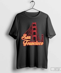 San Francisco 49ers Golden Gate Bridge logo shirt