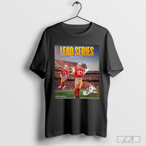 San Francisco 49ers Lead Series 20-19-1 Dallas Cowboy Poster T-Shirt