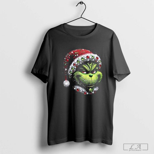 Santa Grinch 2024 The Creepy Smile For Christmas shirt