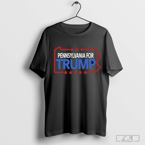 Scott Presler Wearing Pennsylvania For Trump 2024 T-Shirt