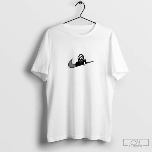 Selected Ghost Face Swoosh T shirt