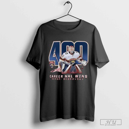 Sergei Bobrovsky Florida Panthers 400 Career Wins Shirt