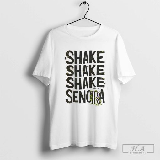 Shake Shake Shake T-Shirt - Gorgeous Halloween Costume T-Shirt, Fall Striped T-Shirt