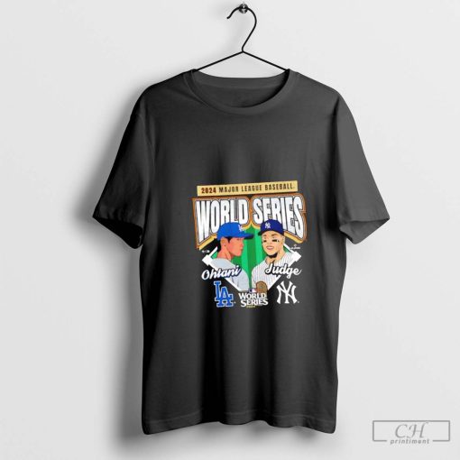 Shohei Ohtani vs Aaron Judge NY Yankees Vs LA Dodgers Mlb Player Dueling 2024 World Series shirt