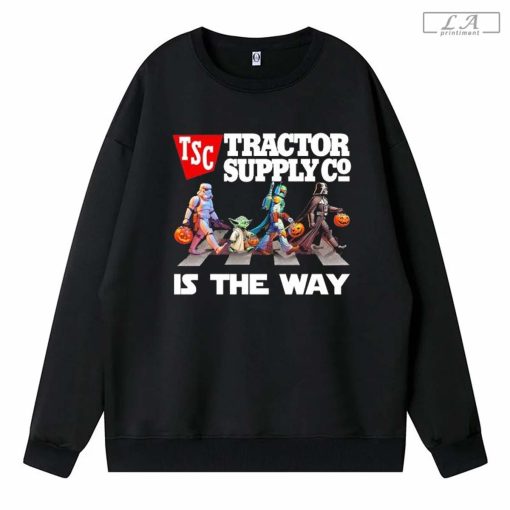 Star Wars Characters Abbey Road Tractor Supply Company Is The Way Halloween 2024 shirt