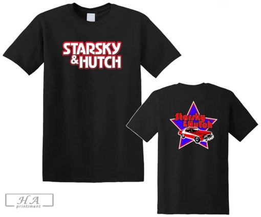 Starsky and Hutch Logo Comedy TV Show Logo Men's Navy Gray Black Blue T-Shirt