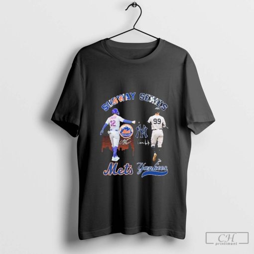 Subway Series Lindor Judge Mets Yankees T-shirt