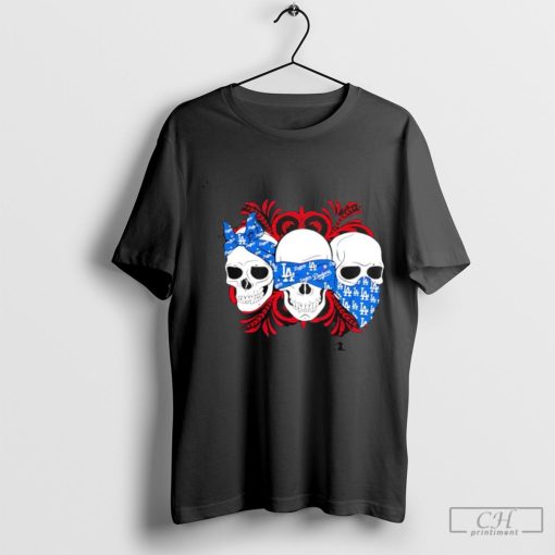 Sugar Skulls Los Angeles Dodgers 2024 logo shirt