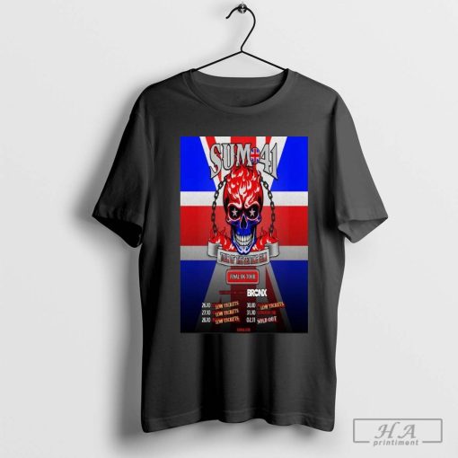 Sum 41 Tour Of The Setting Sum Final UK T-shirt