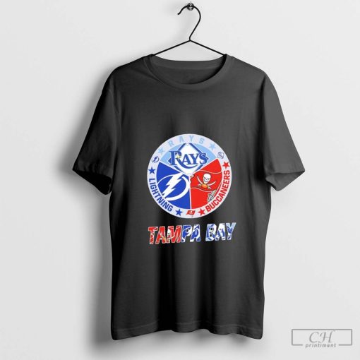 Tampa Bay 2024 sports teams Rays Buccaneers and Lightning shirt