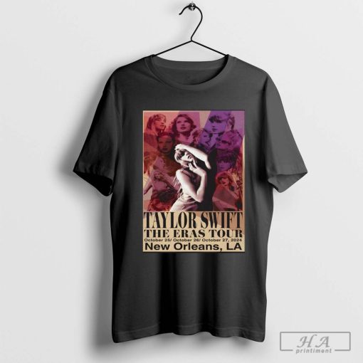 Taylor Swift At Caesars Superdome In New Orleans LA On Oct 25-26 2024 The Eras Tour T-Shirt