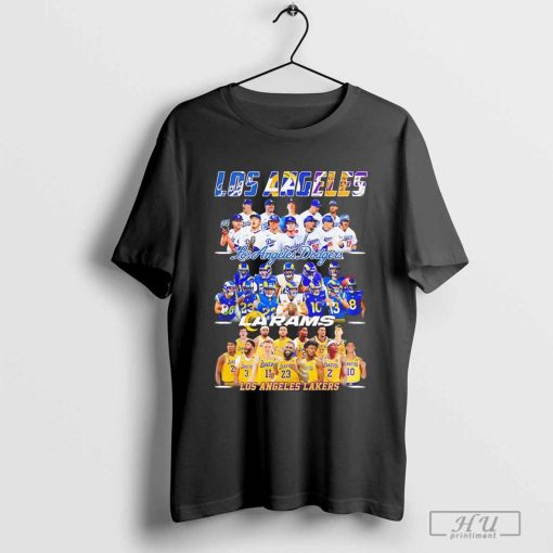 Teams Los Angeles Dodgers x Los Angeles Rams x Los Angeles Lakers shirt