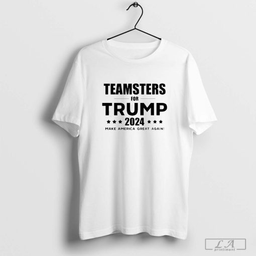 Teamsters for Trump 2024 shirt