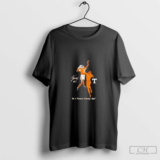 Tennessee Volunteers Football Jermod McCoy on a Tennessee Saturday night signature shirt