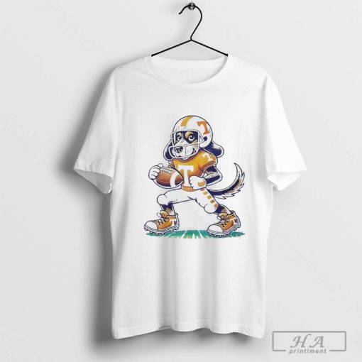 Tennessee Volunteers Vols Smokey Dog Mascot Football Player T-shirt