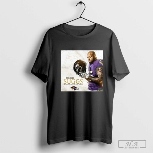 Terrell Suggs Baltimore Ravens Pro Football Hall Of Fame Nominee T-shirt