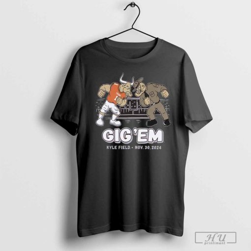 Texas A&M vs Texas Longhorns Gig ‘Em Ol’ Sarge Head to Head T-shirt