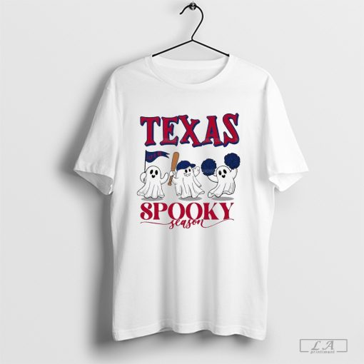 Texas Rangers Baseball Spooky Season Halloween Shirt