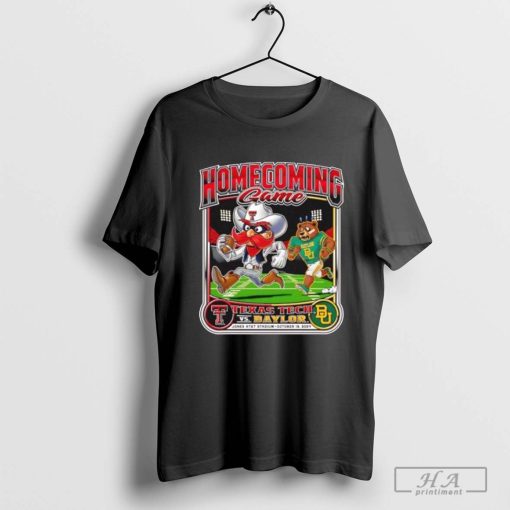 Texas Tech Red Raiders vs Baylor Bears 2024 Homecoming Game mascot T-shirt