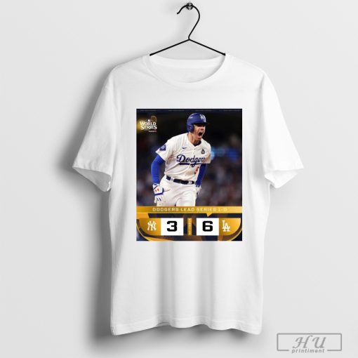 The Dodgers Win Game 1 Of The World Series 2024 New York Yankees 3 – 6 Los Angeles Dodgers Poster t-shirt