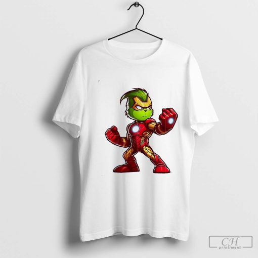 The Grinch X Avenger Iron Man shirt