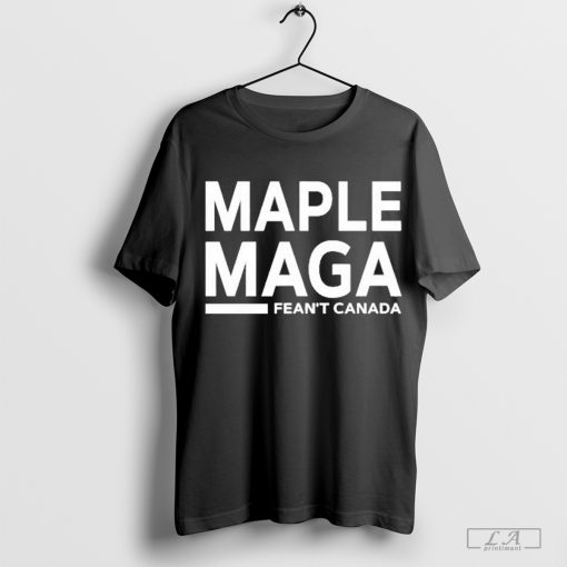 The Pleb Reporter Maple Maga Fean’t Canada Shirt