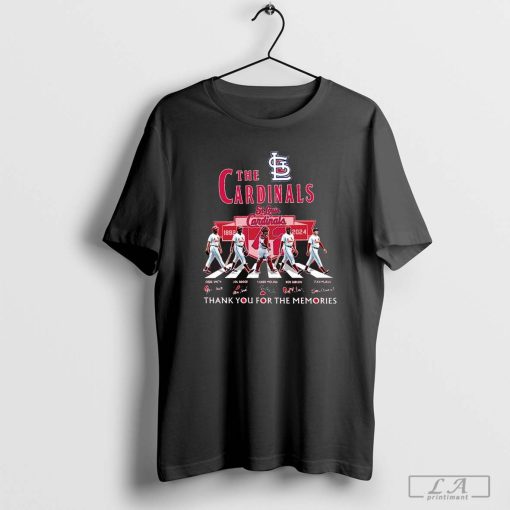 The St Louis Cardinals 142 Year 1882-2024 Thank You For The Memories Signatures shirt