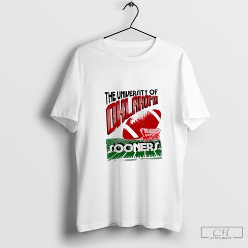 The University of Oklahoma Sooners football shirt