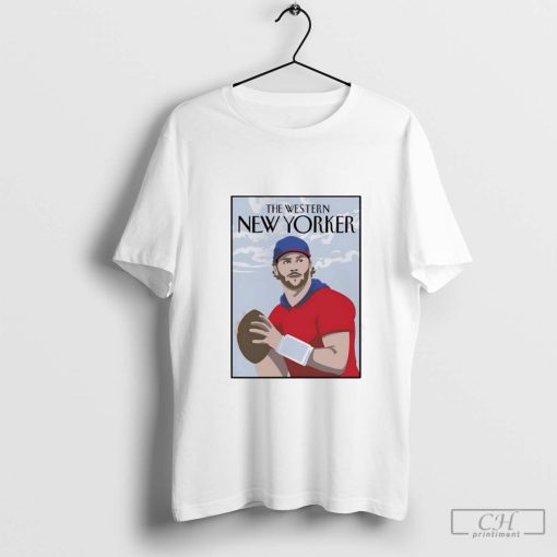 The Western New Yorker Buffalo Bills Josh Allen player shirt