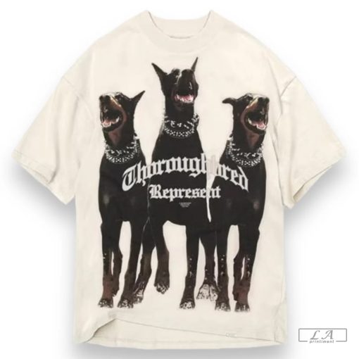 Thoroughbred Represent Dog T-shirt