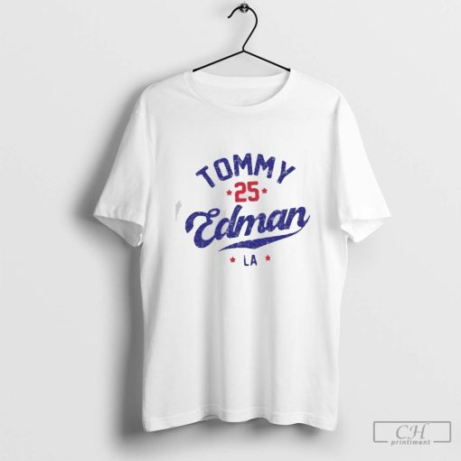 Tommy Edman #25 Los Angeles Dodgers World Series shirt