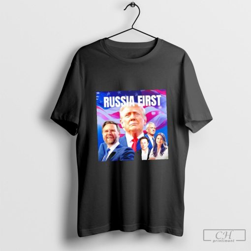 Trump Vance Elon Russia first shirt