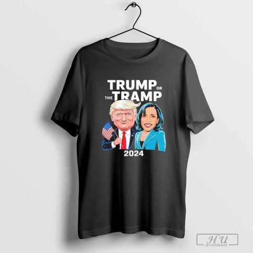 Trump or the Tramp 2024 Harris American flag shirt