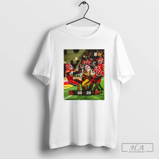 USC Trojans 28-29 Maryland Terrapins Final Score 2024 T-shirt