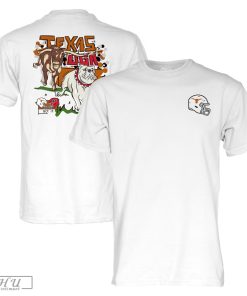 Unisex Blue 84 White Texas Longhorns vs. Georgia Bulldogs 2024 Matchup T-Shirt