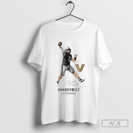 Vanderbilt Commodores Football Diego Pavia Superstar Pose Signature T-shirt