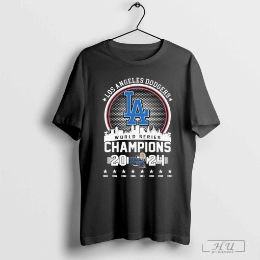 Venusmerch-Official Los Angeles Dodgers 2024 World Series Champions Signature Unisex T-Shirt