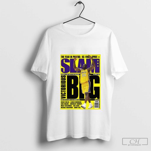 Vintage 90s Graphic Style SLAM Shaquille T-Shirt