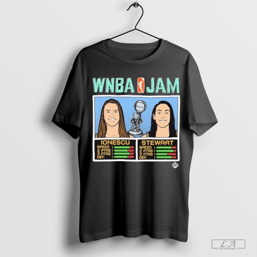 WNBA Jam Breanna Stewart & Sabrina Ionescu New York Liberty 2024 WNBA Champions Shirt